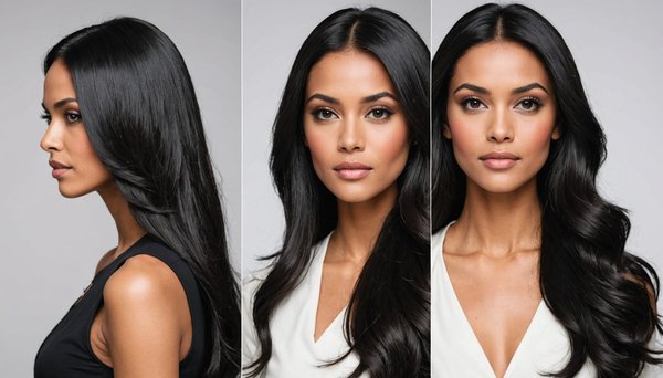 Transformez votre style avec des cheveux noirs éclatants